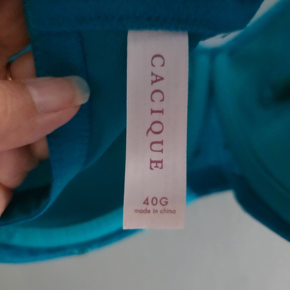 Cacique Full Coverage Underwire Green Bling 40G - Picture 4 of 4